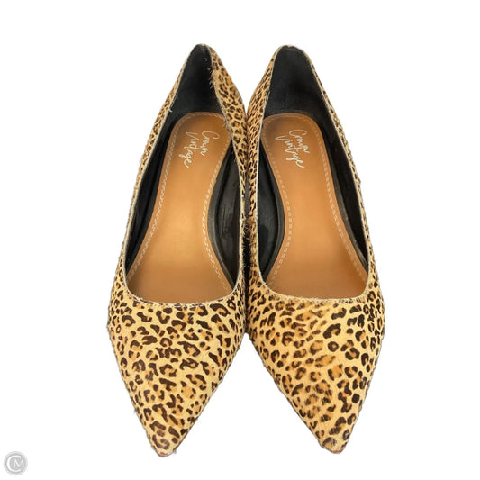 Shoes Heels Block By Crown Vintage In Animal Print, Size: 7