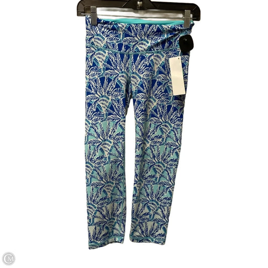 Capris Designer By Lilly Pulitzer In Blue, Size: Xs