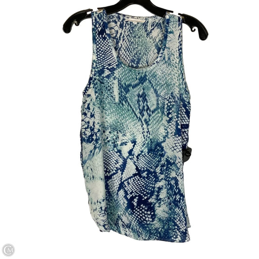Top Sleeveless By Olivaceous In Snakeskin Print, Size: S