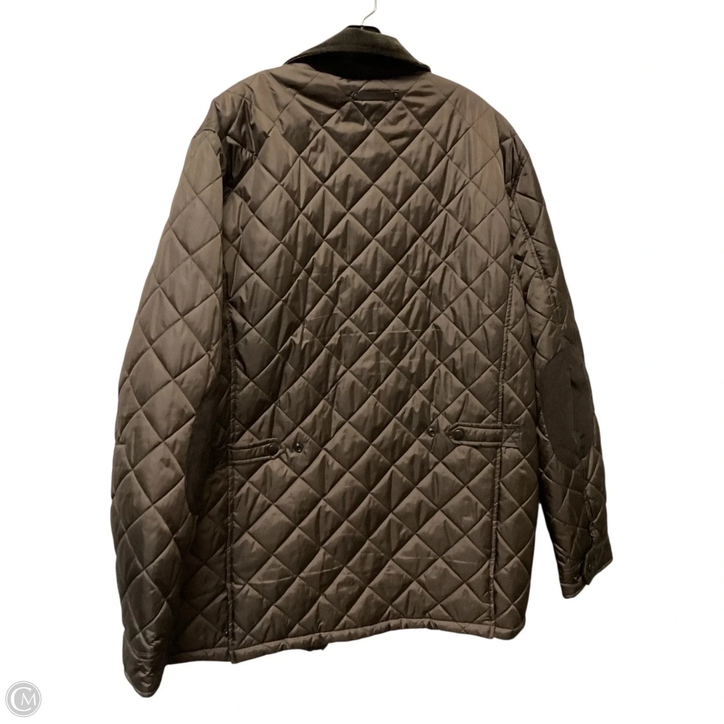 Jacket Puffer & Quilted By Cole-haan In Brown, Size: Xl