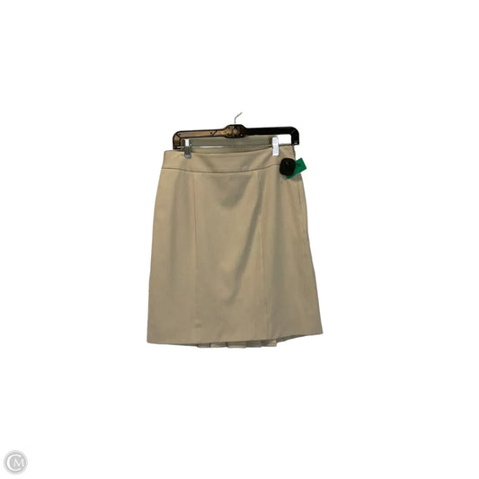 Skirt Midi By White House Black Market In Tan, Size: 8