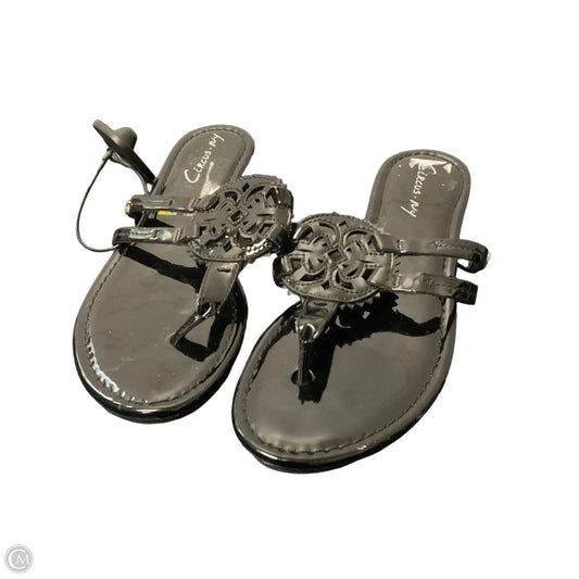 Sandals Flats By Circus By Sam Edelman In Black, Size: 6.5