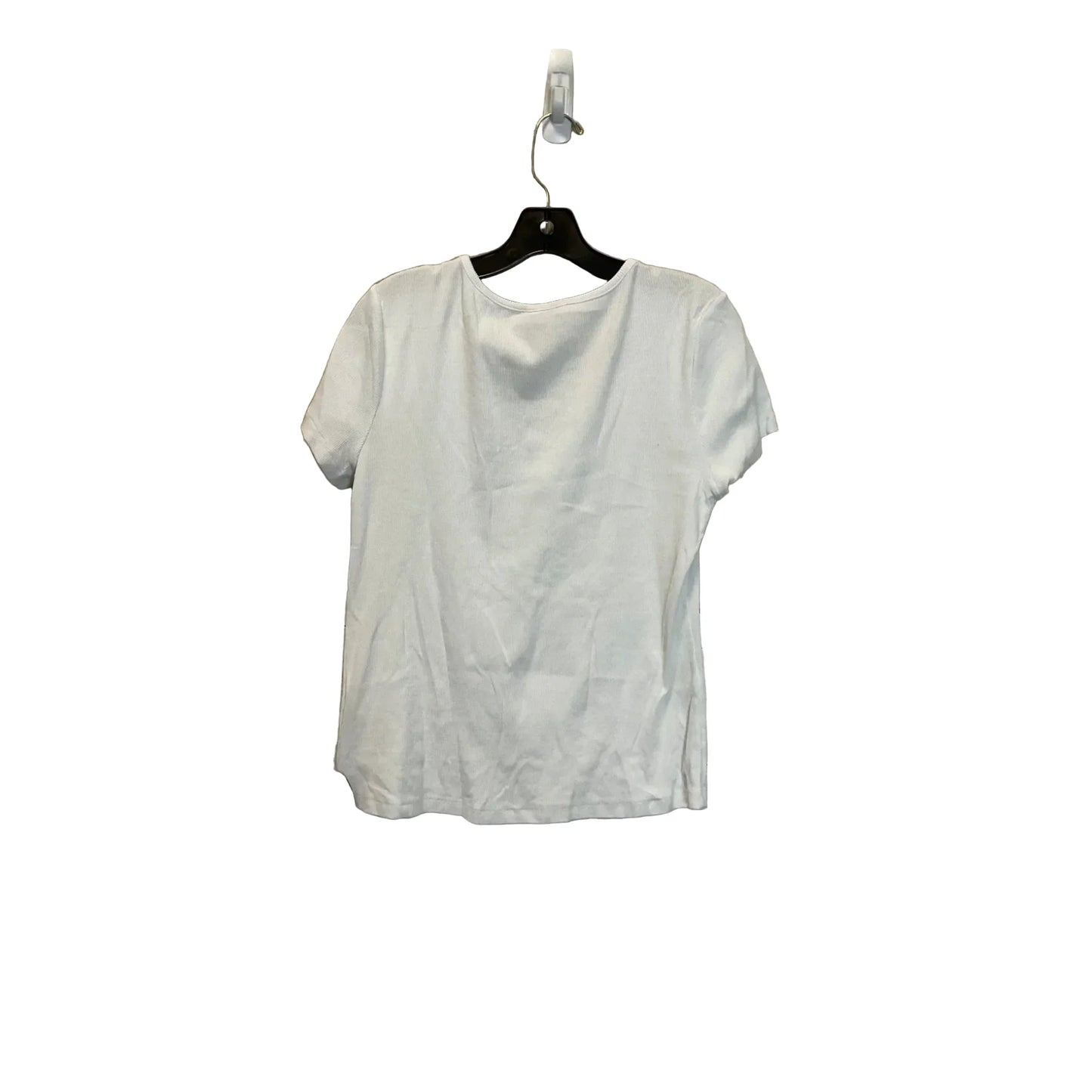 Top Short Sleeve Basic By Guess In White, Size: Xl