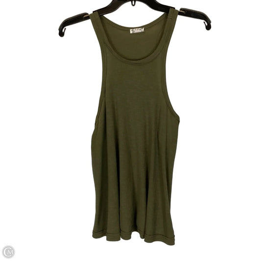 Top Sleeveless Basic By Free People In Green, Size: S