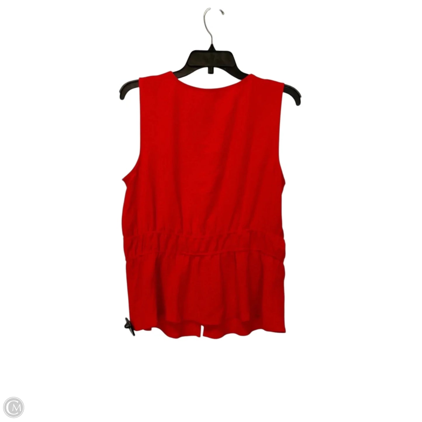 Top Sleeveless By Nine West Apparel In Red, Size: L