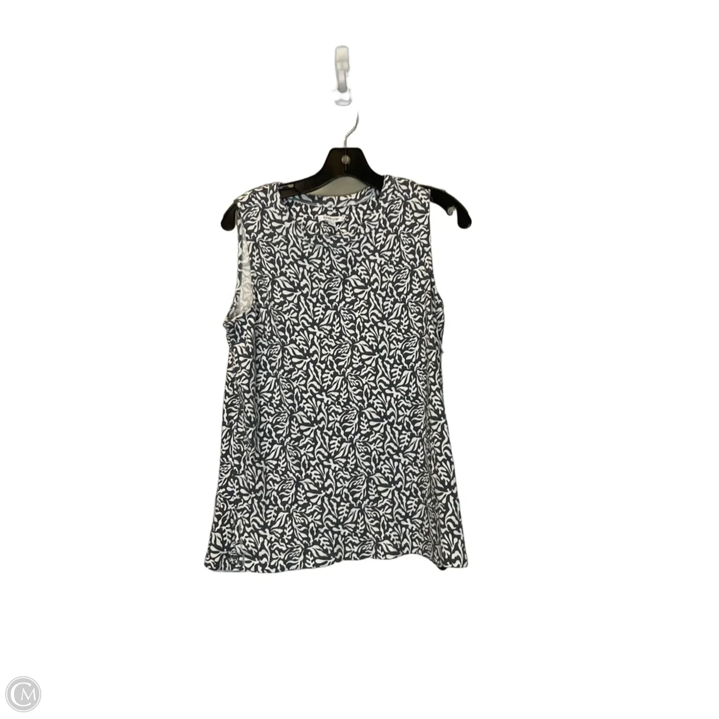 Top Sleeveless Basic By Chicos In Grey, Size: L