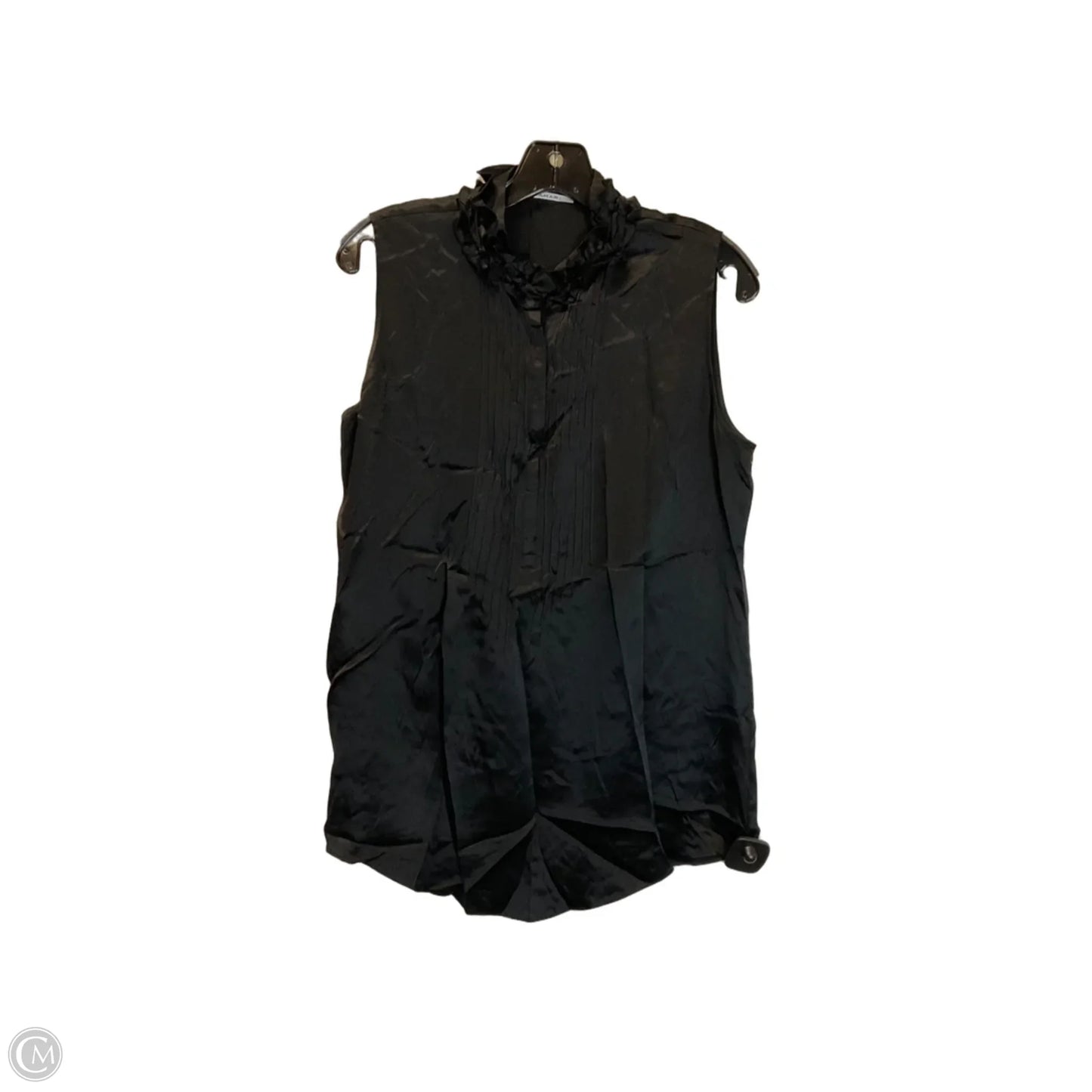 Top Sleeveless Basic By Tahari In Black, Size: M