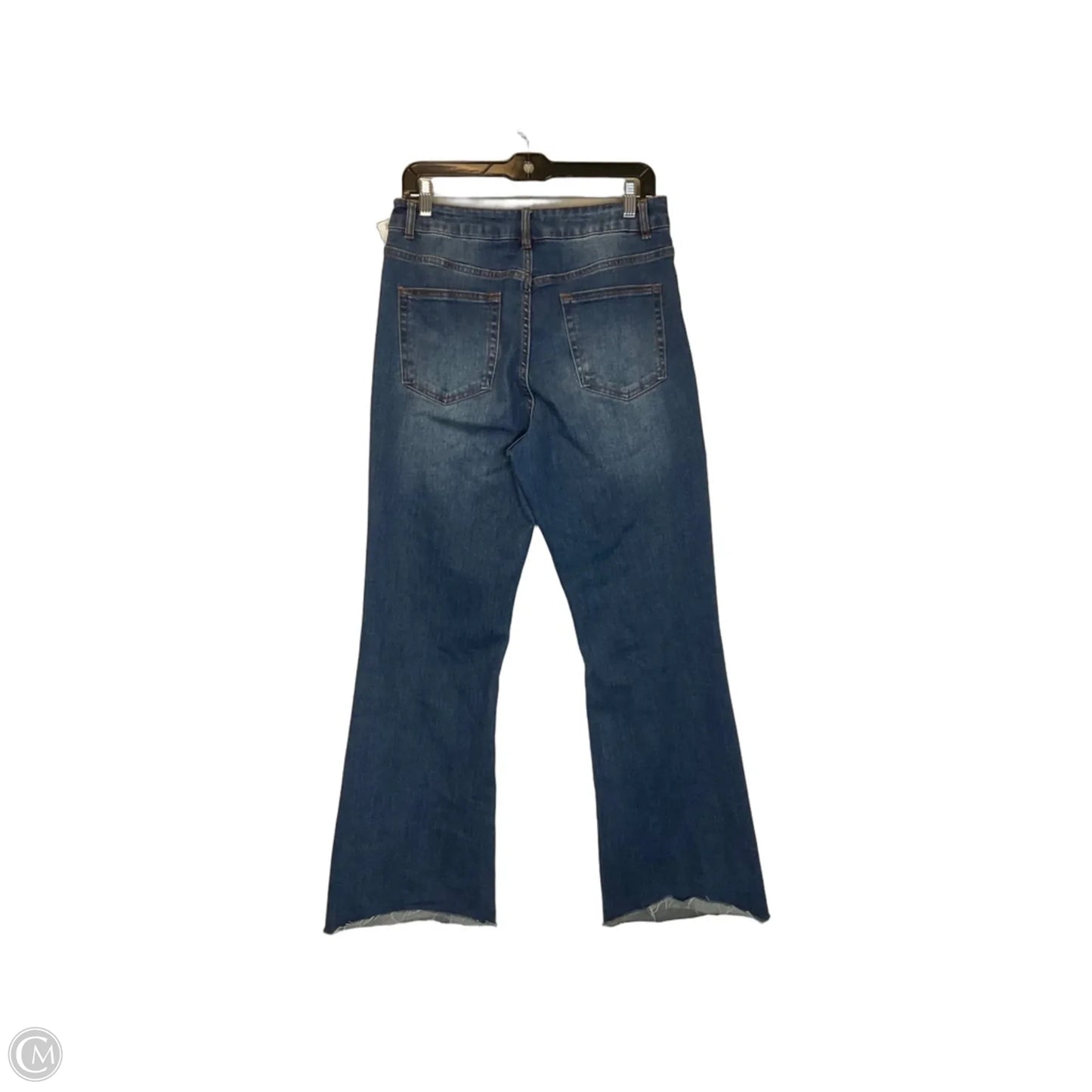 Jeans Flared By Oat In Blue Denim, Size: 8