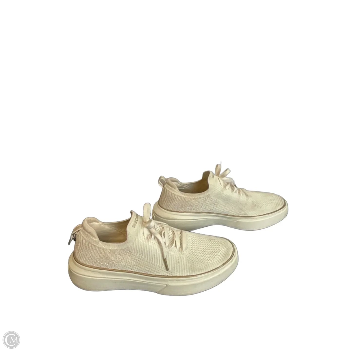 Shoes Sneakers By Skechers In Cream, Size: 8