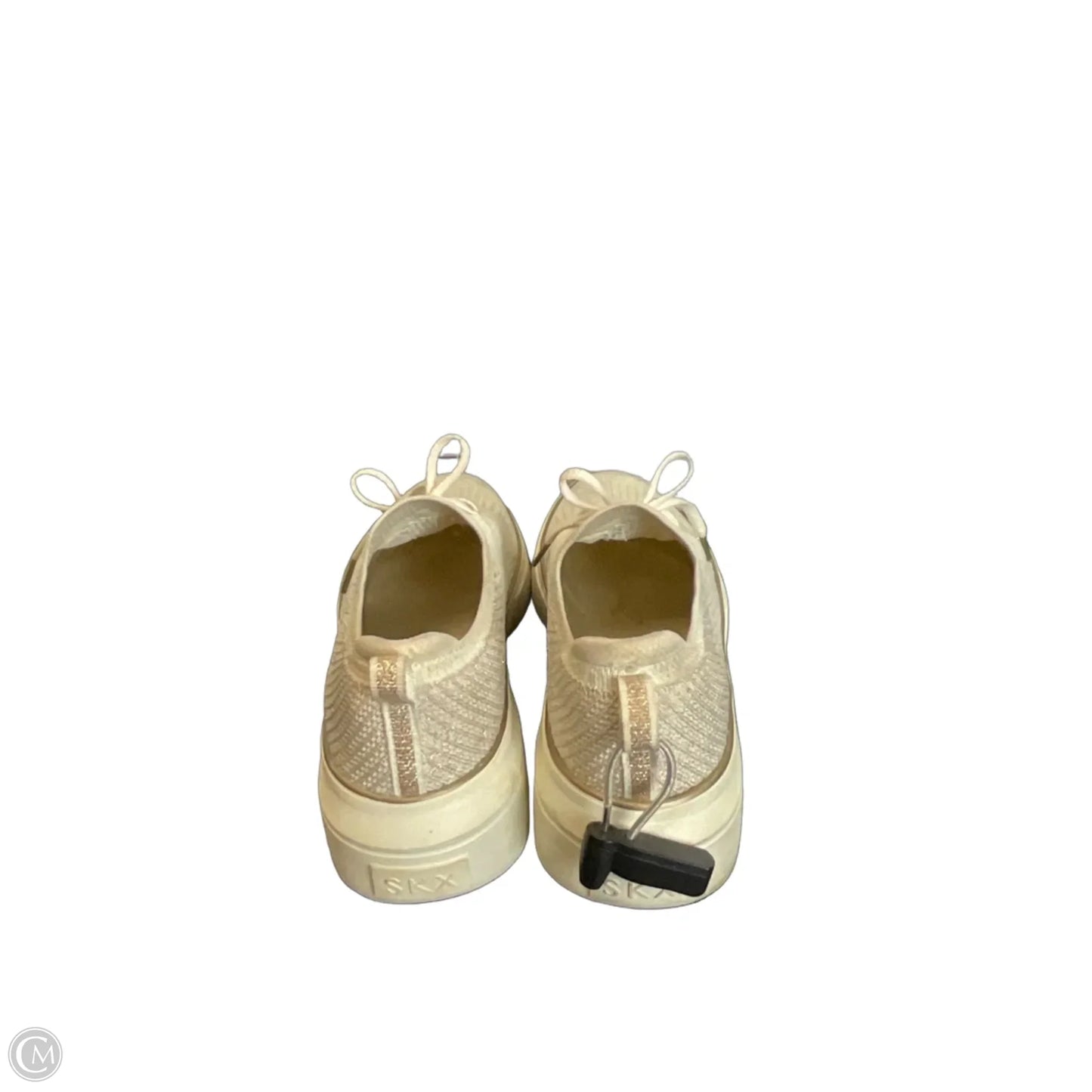 Shoes Sneakers By Skechers In Cream, Size: 8