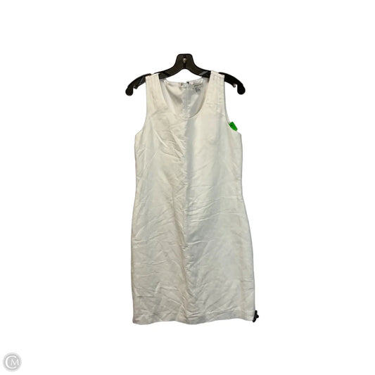 Dress Casual Midi By Banana Republic In White, Size: 6