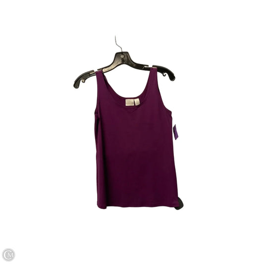 Top Sleeveless Basic By Chicos In Purple, Size: Xs