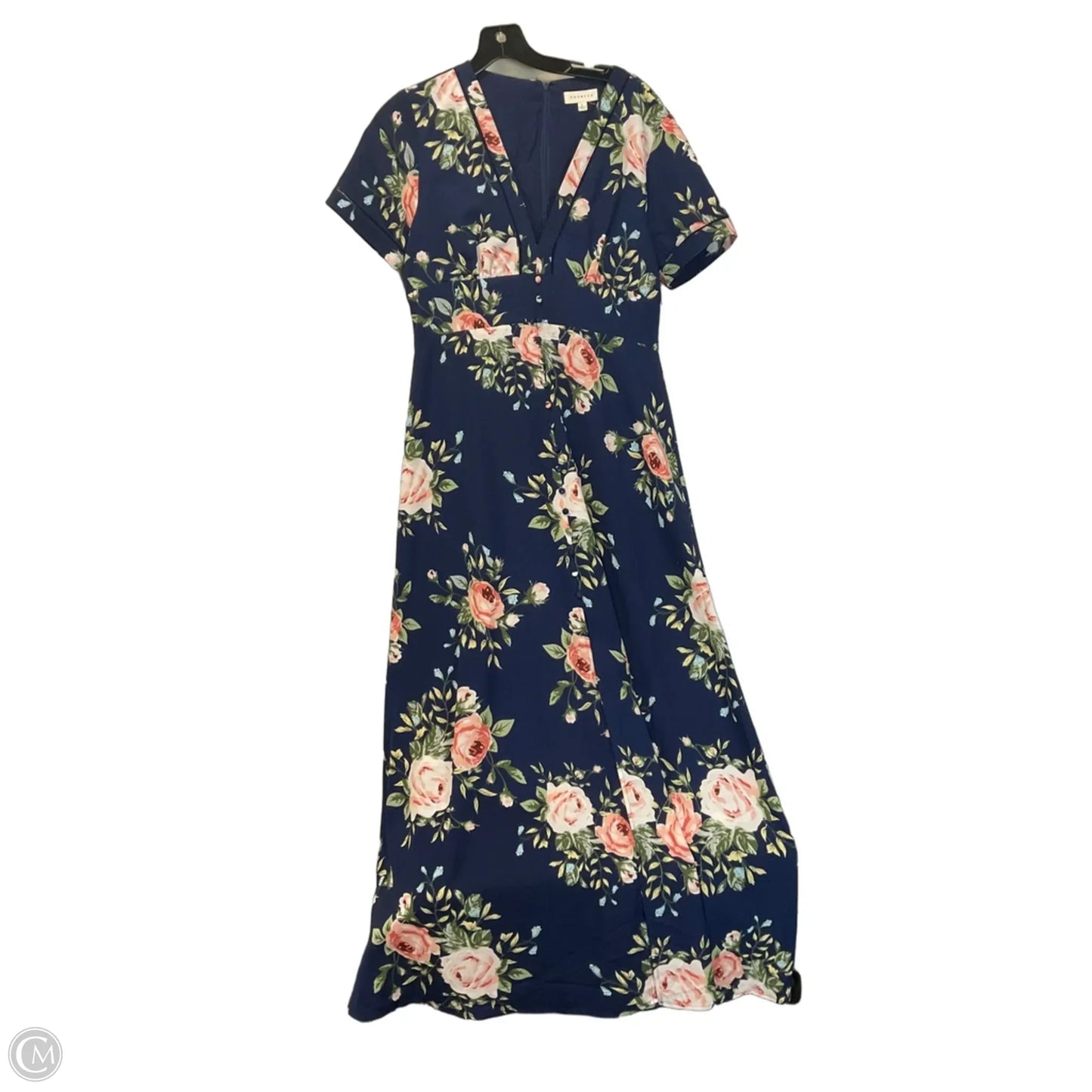 Dress Casual Maxi By Promesa In Floral Print, Size: L