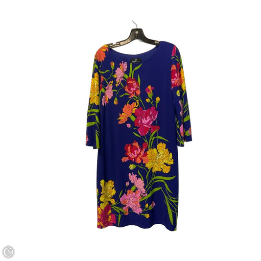 Dress Casual Midi By Ronnie Nicole In Floral Print, Size: 12