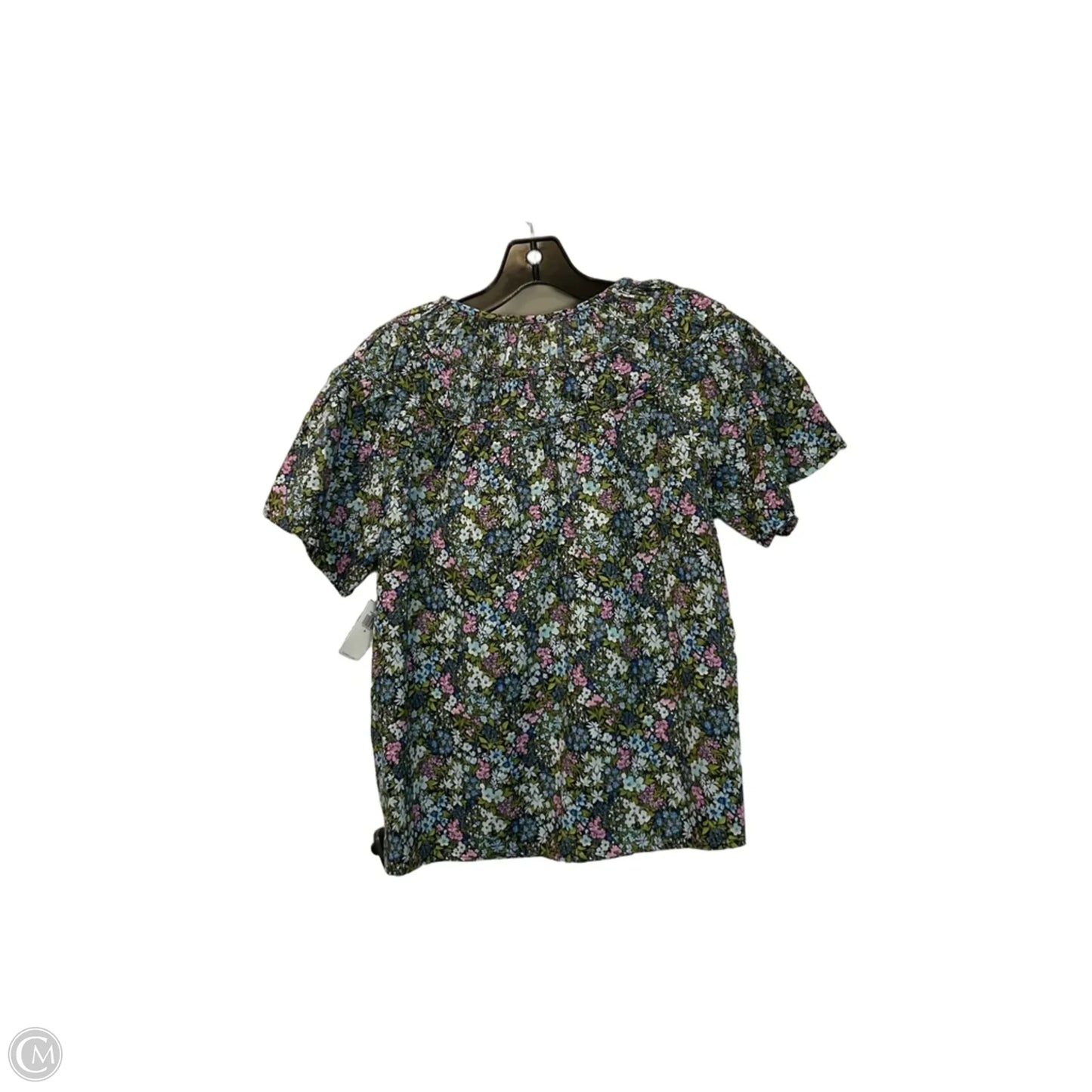 Top Short Sleeve By Old Navy In Floral Print, Size: S