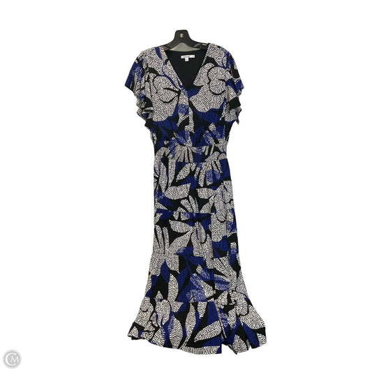 Dress Casual Maxi By Chicos In Multi-colored, Size: 4