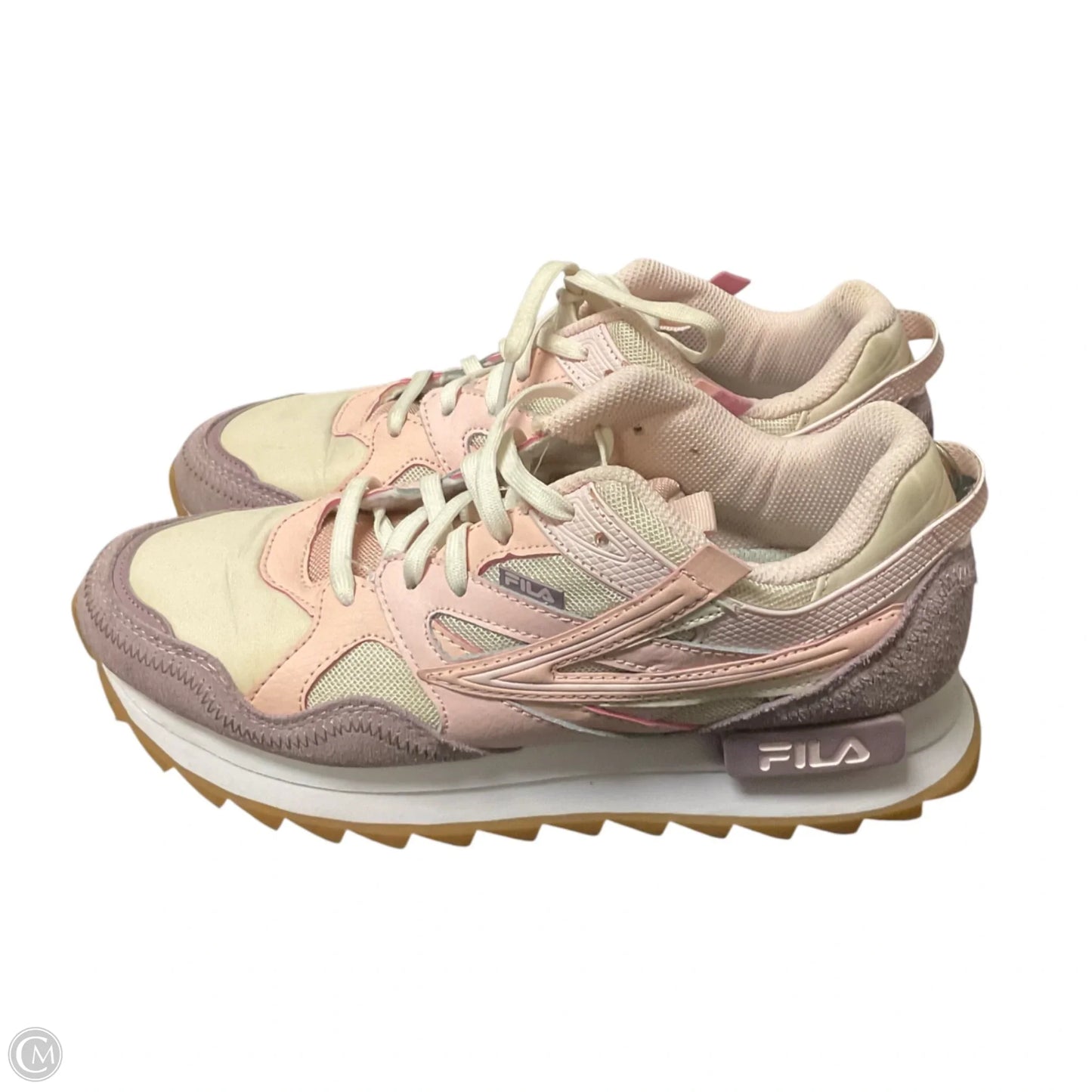 Shoes Sneakers By Fila In Pink & Purple, Size: 9.5