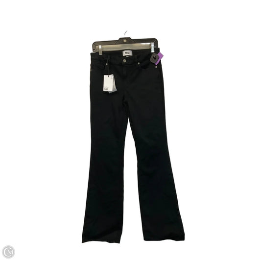 Jeans Boot Cut By Paige In Black Denim, Size: 6