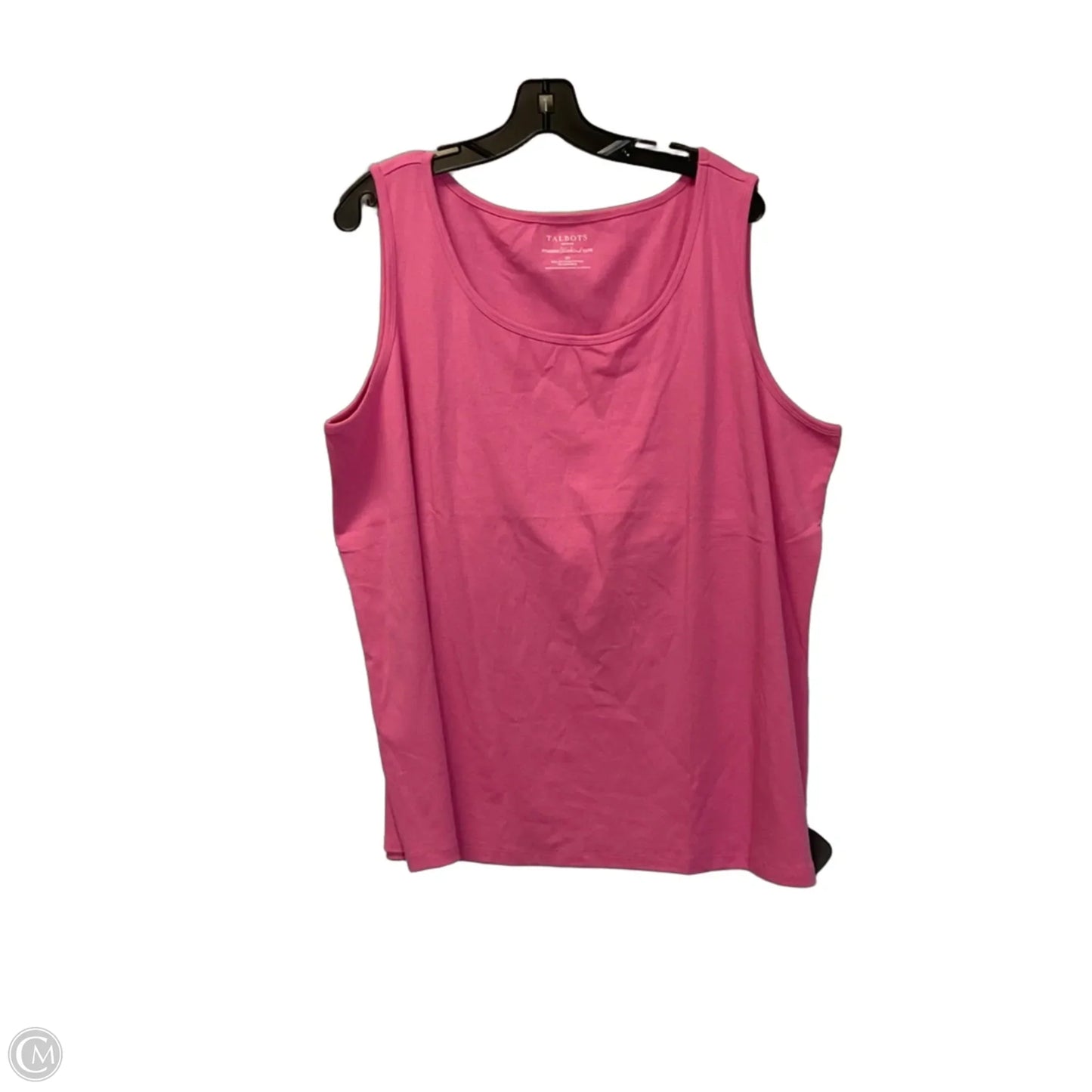 Top Sleeveless Basic By Talbots In Pink, Size: 3x