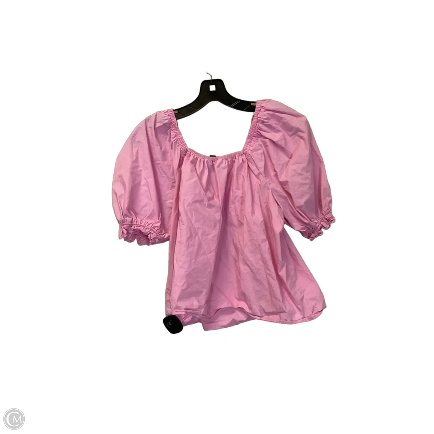 Top Short Sleeve By English Factory In Pink, Size: L