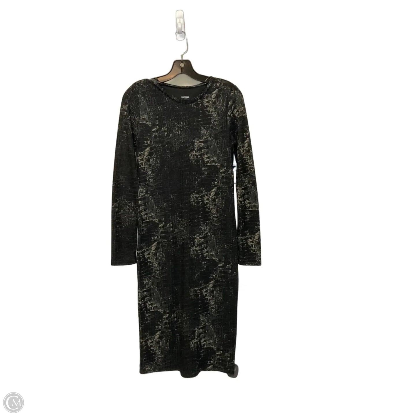 Dress Casual Maxi By Express In Black, Size: Xs