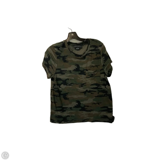 Top Short Sleeve Basic By Sanctuary In Camouflage Print, Size: L
