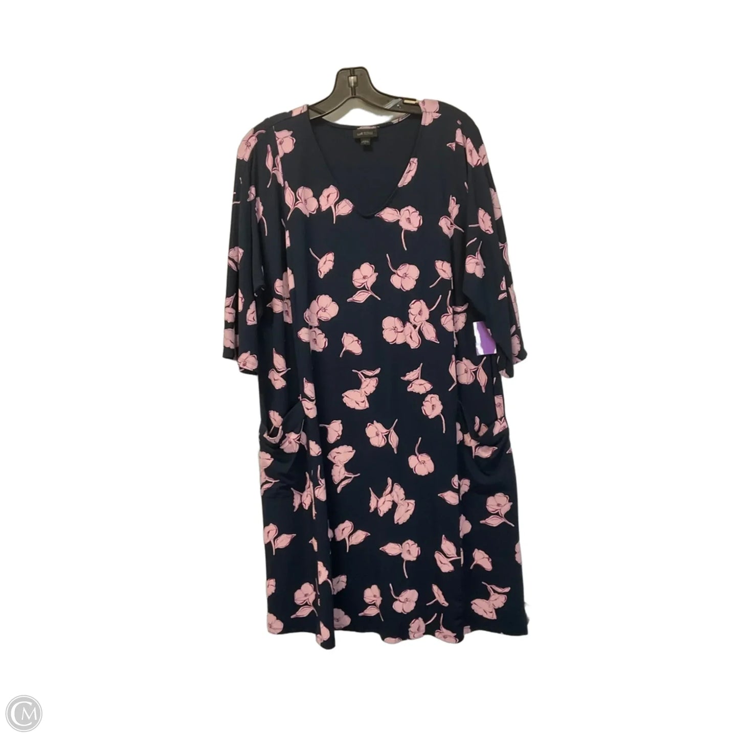 Dress Casual Midi By J. Jill In Navy, Size: L