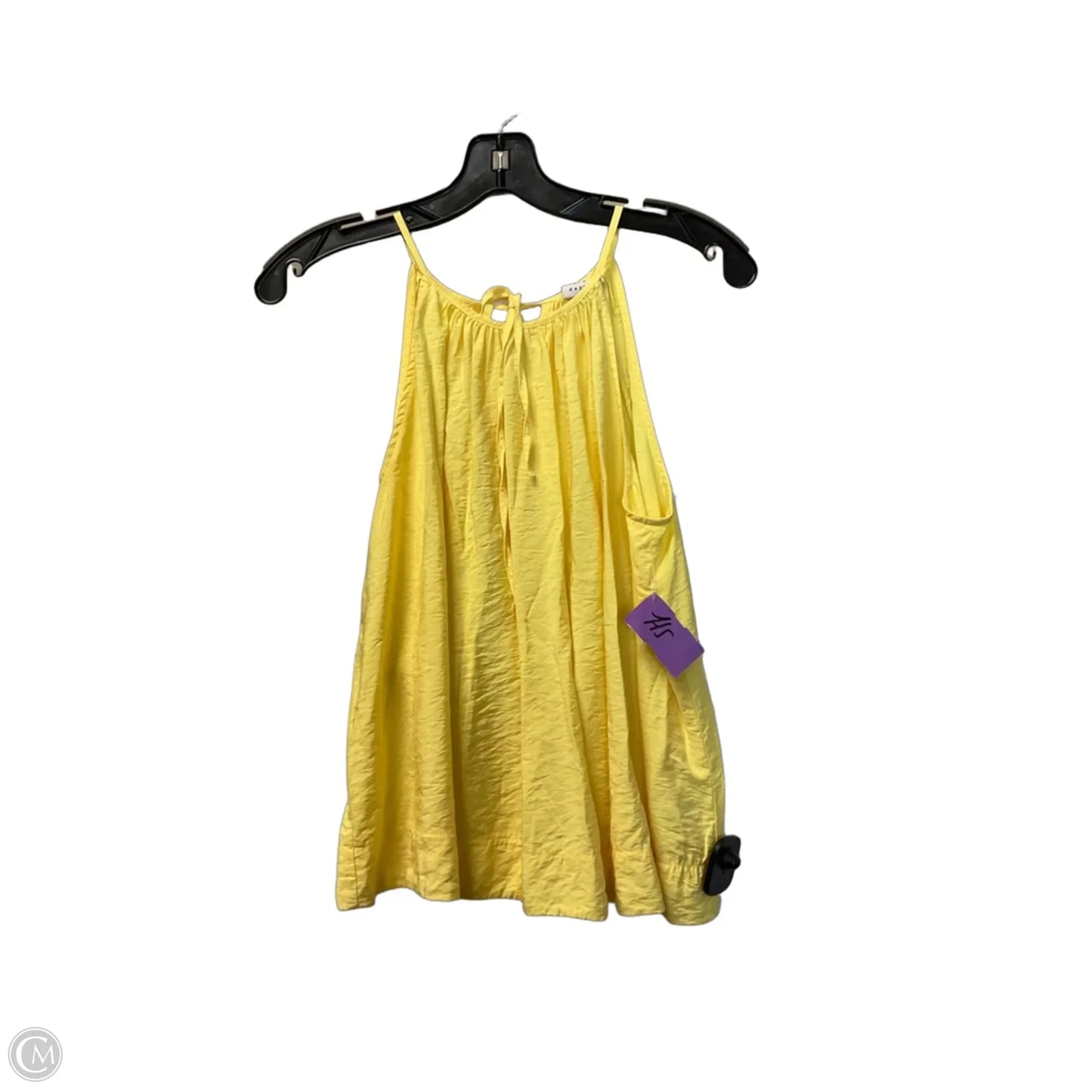 Top Sleeveless Basic By A New Day In Yellow, Size: S