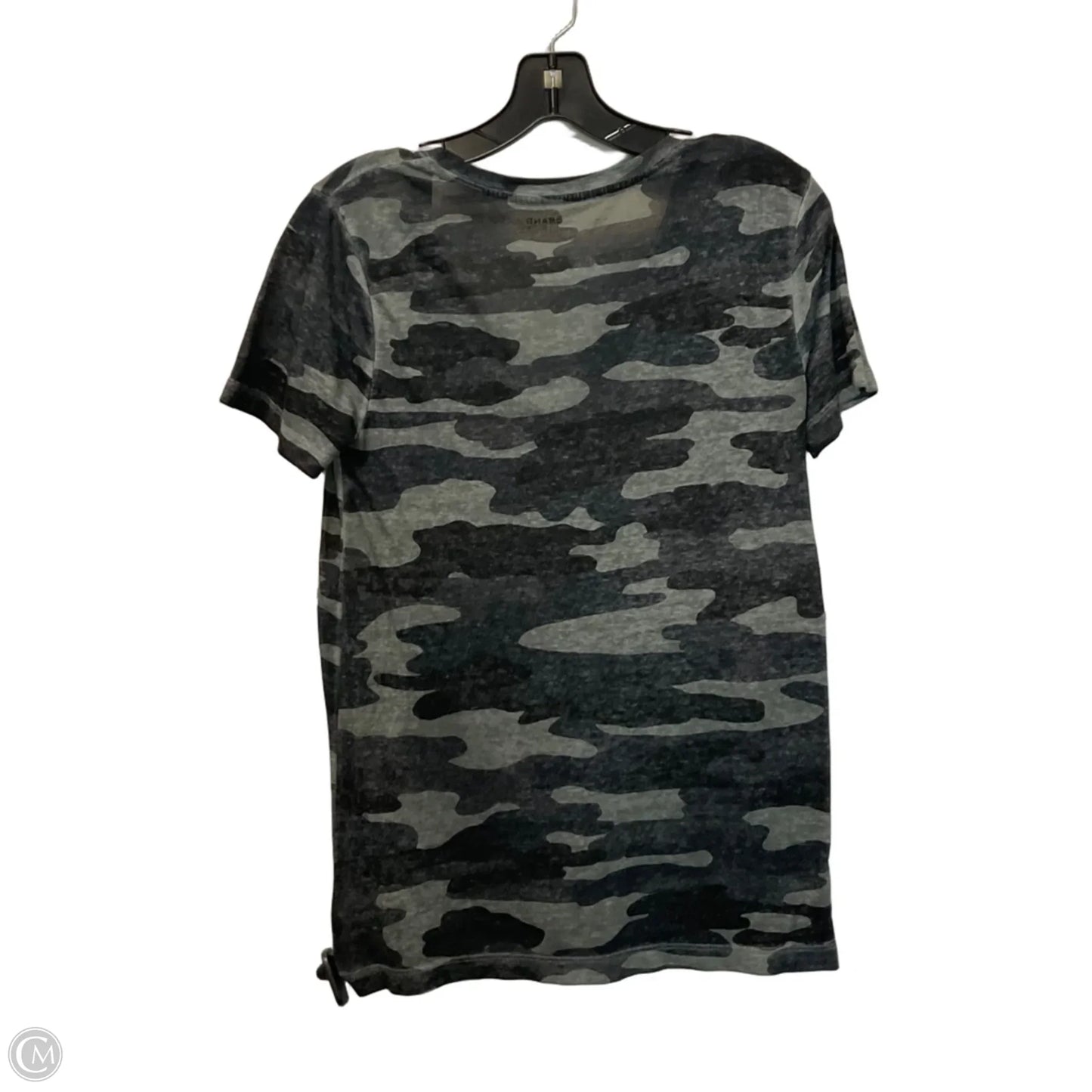 Top Short Sleeve Basic By Lucky Brand In Camouflage Print, Size: Xs