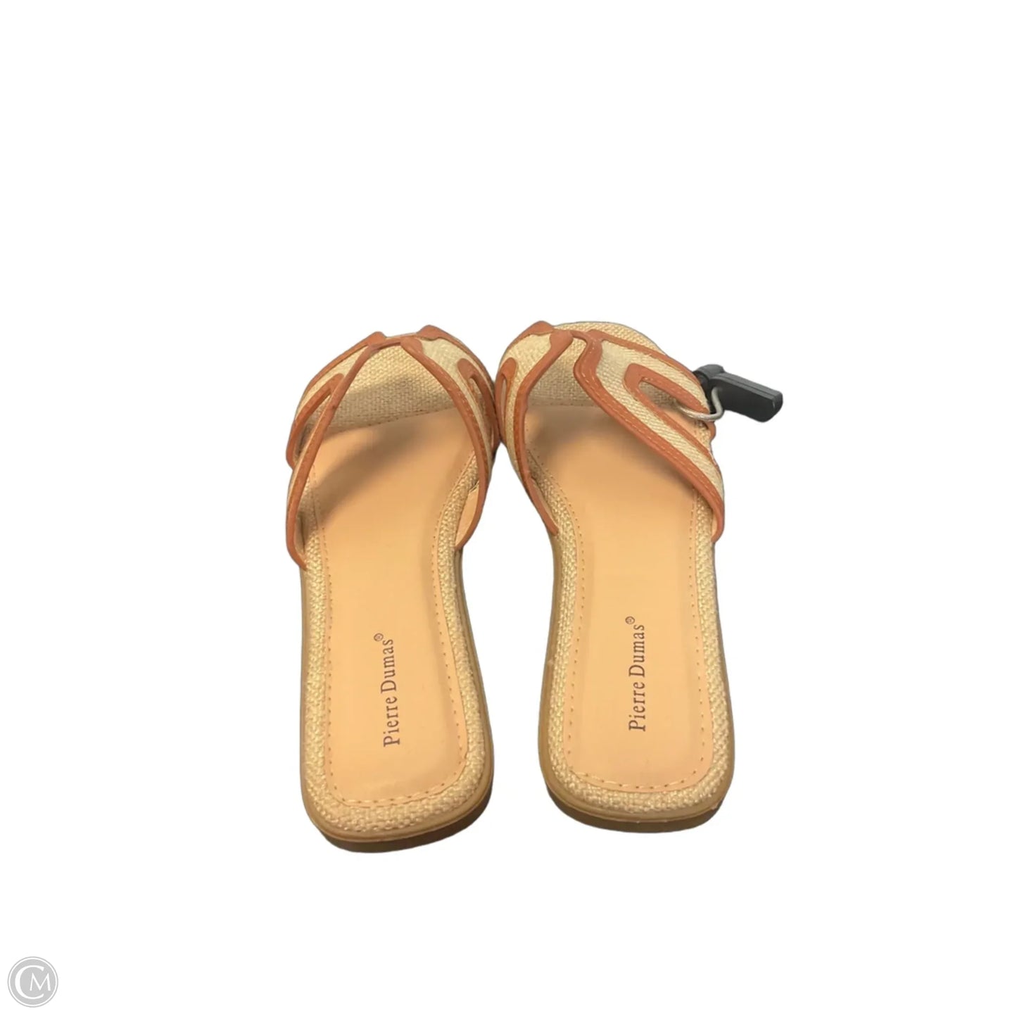 Sandals Flip Flops By Pierre Dumas In Tan, Size: 9