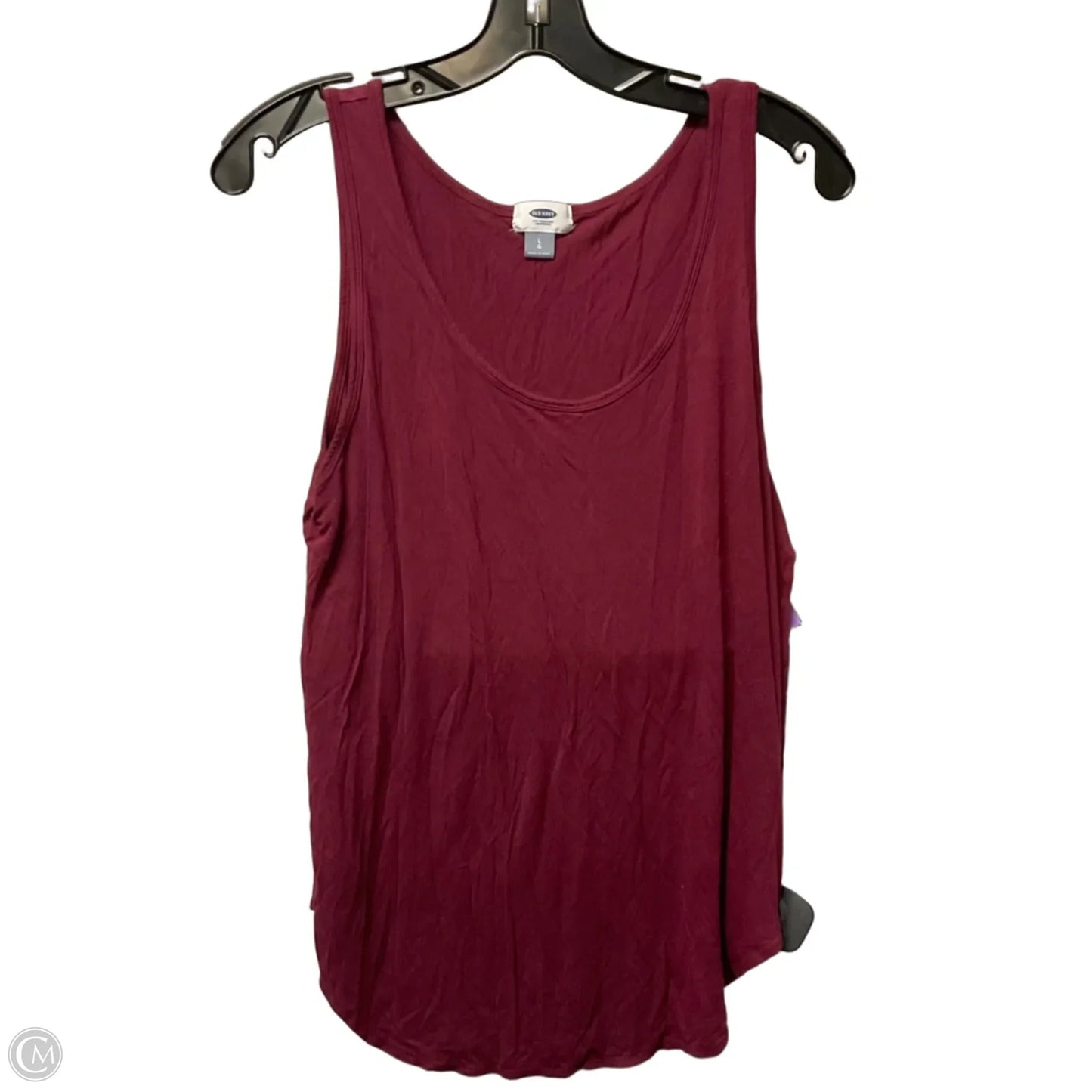 Top Sleeveless Basic By Old Navy In Red, Size: L