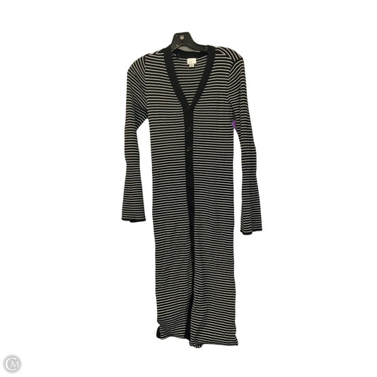 Dress Casual Maxi By A New Day In Black & White, Size: Xs