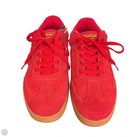 Shoes Sneakers By Reebok In Red, Size: 9.5