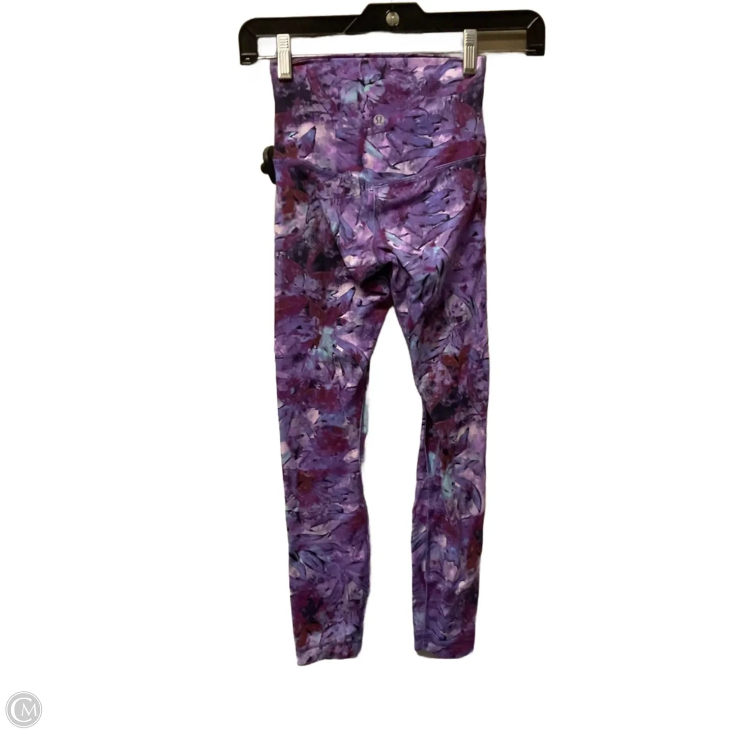 Athletic Leggings Capris By Lululemon In Purple, Size: 0