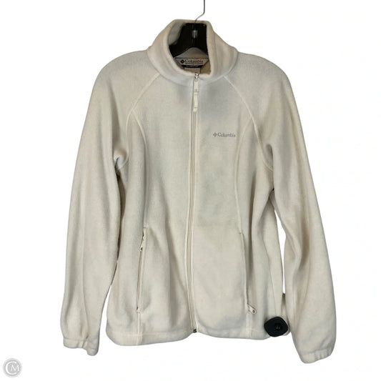 Jacket Fleece By Columbia In Cream, Size: M