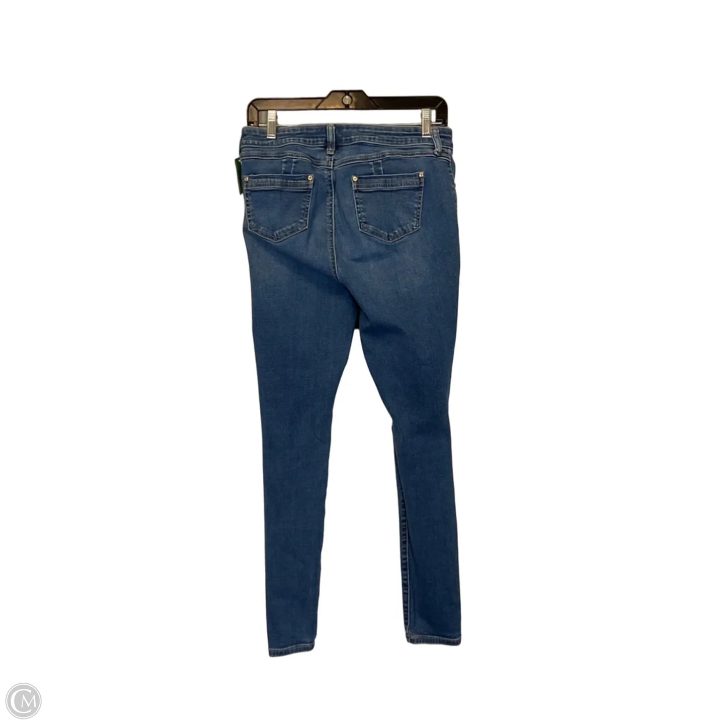Jeans Skinny By Jennifer Lopez In Blue Denim, Size: 12