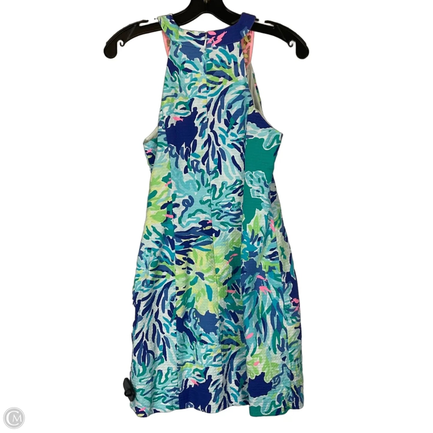 Dress Designer By Lilly Pulitzer In Blue & Pink, Size: 0