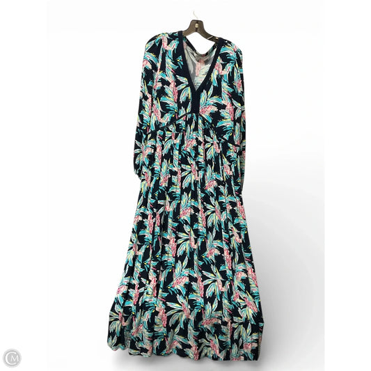 Dress Casual Maxi By Crown And Ivy In Blue, Size: L