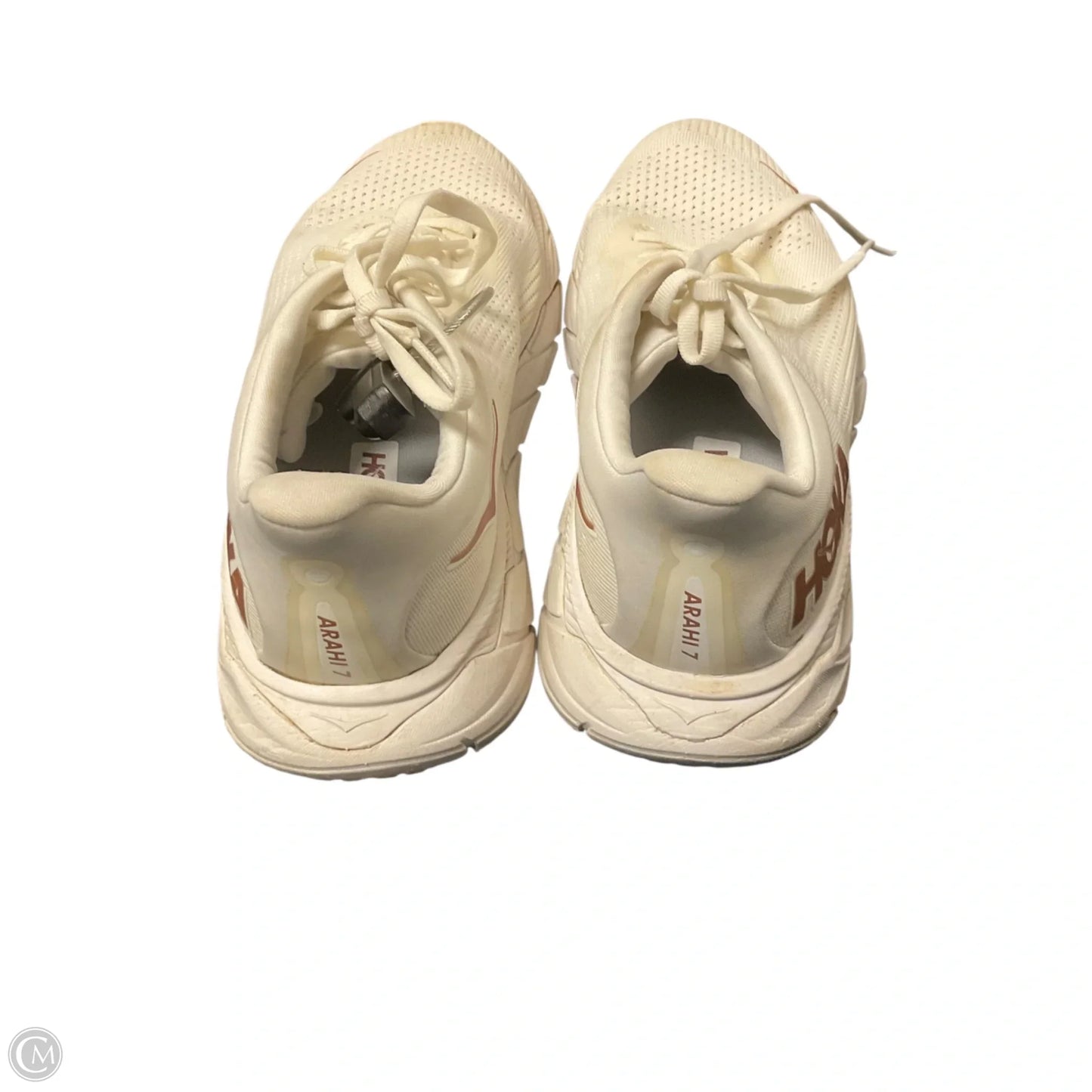 Shoes Athletic By Hoka In Cream, Size: 9.5