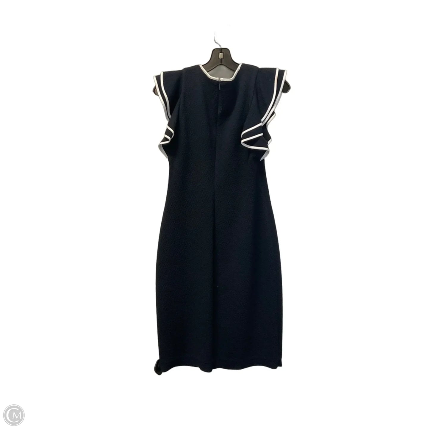 Dress Work By Tommy Hilfiger In Blue & White, Size: 6