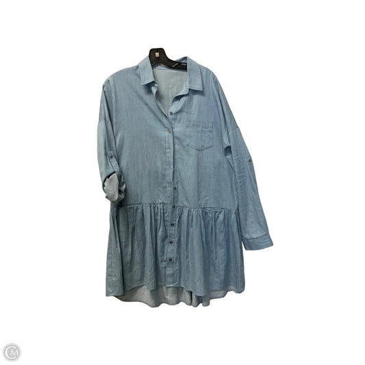 Dress Casual Short By Clothes Mentor In Blue, Size: M