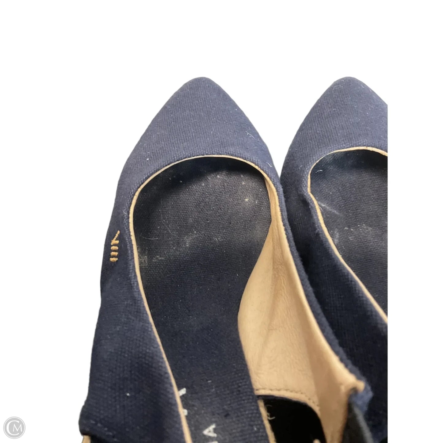 Shoes Heels Wedge By Cmc In Navy, Size: 8.5