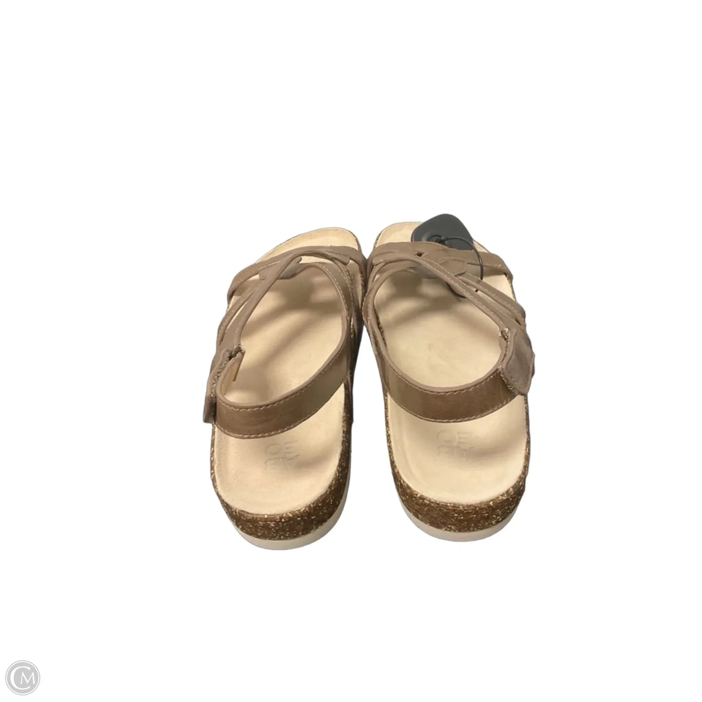 Sandals Flats By Abeo In Brown, Size: 9