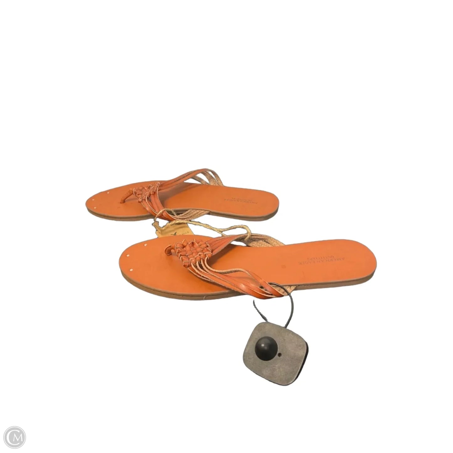 Sandals Flip Flops By American Eagle In Brown, Size: 8
