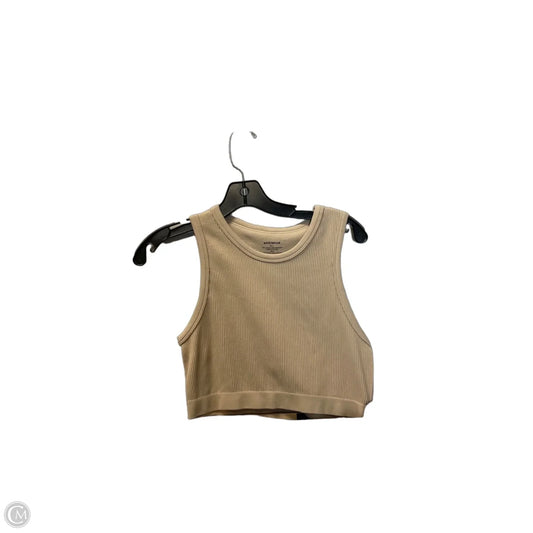 Top Sleeveless Basic By Ambiance Apparel In Tan, Size: M