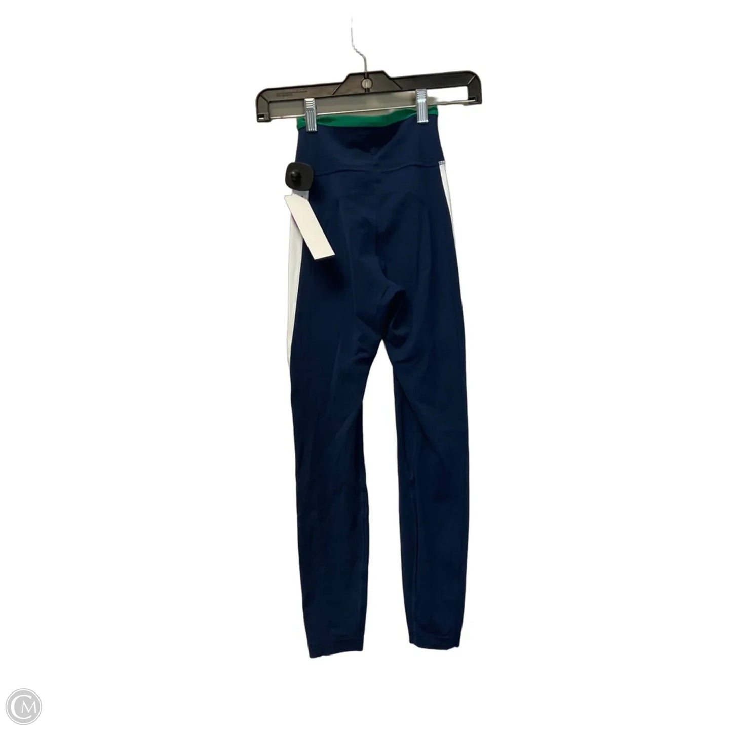Athletic Leggings By Lululemon In Blue & Green, Size: 2