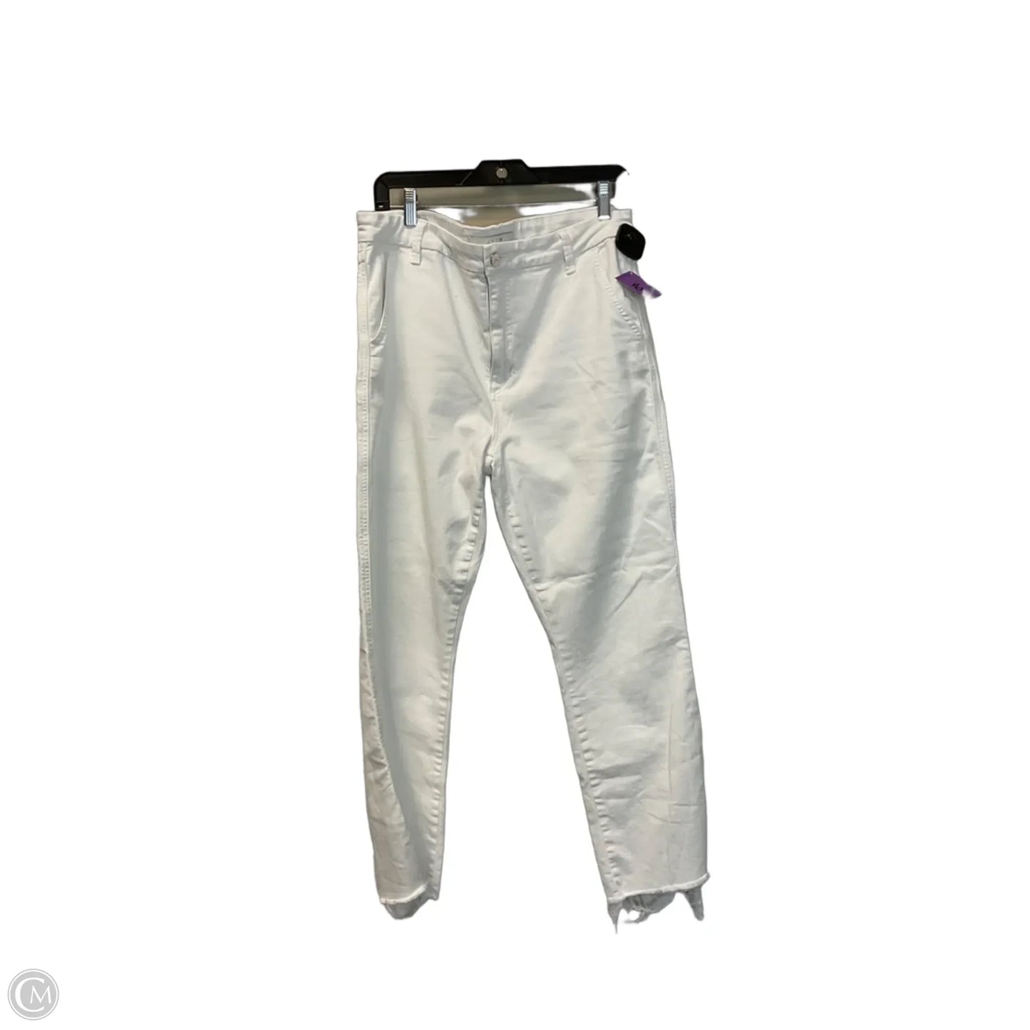 Jeans Straight By Joes Jeans In White Denim, Size: 12