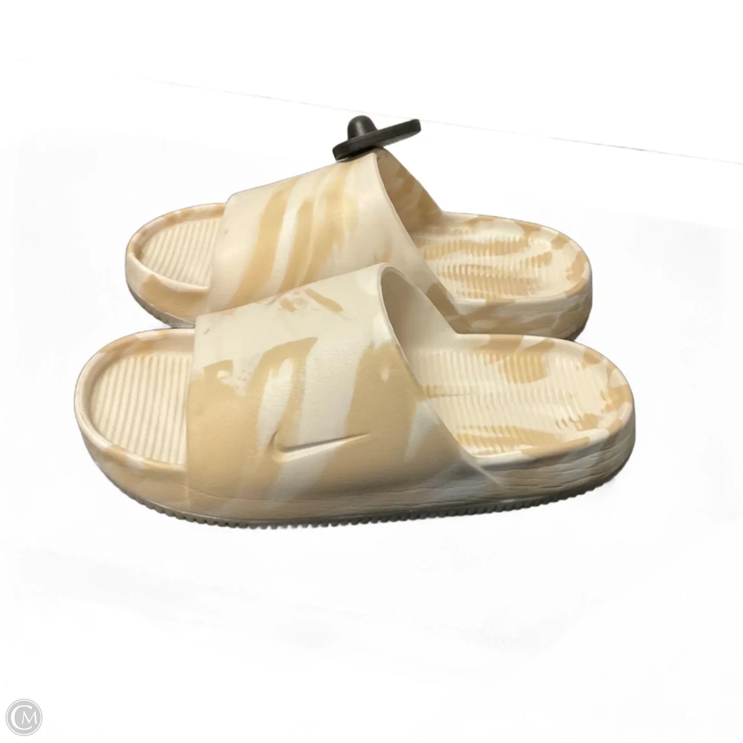 Sandals Flats By Nike In Cream, Size: 8