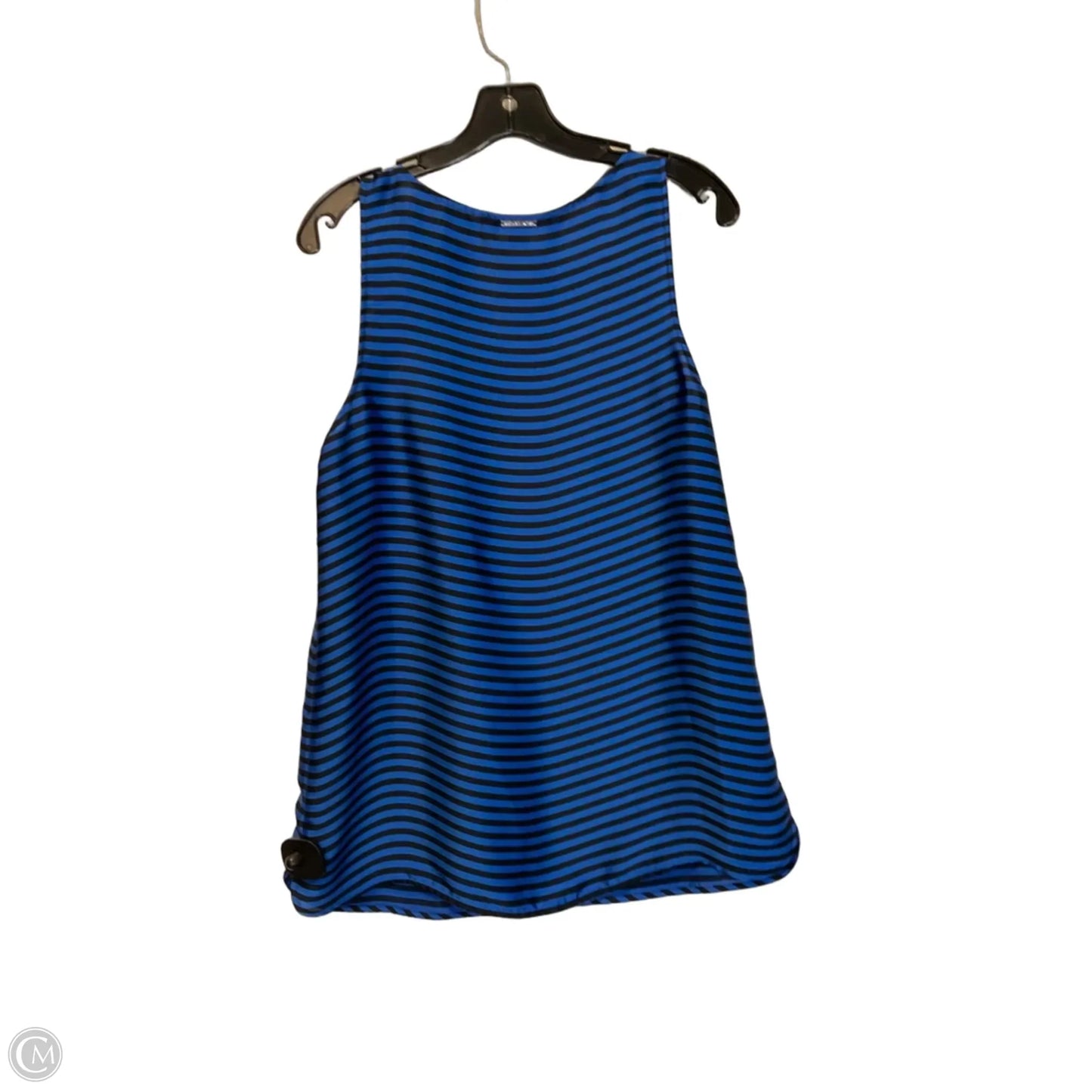 Top Sleeveless Basic By Michael By Michael Kors In Black & Blue, Size: M