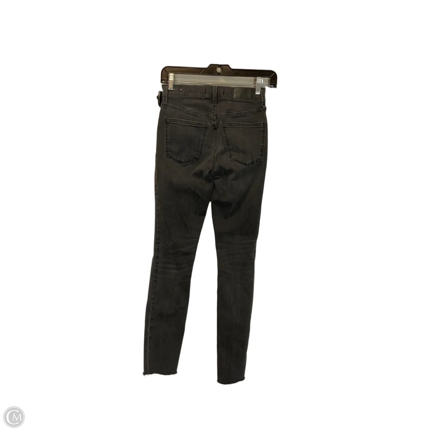 Jeans Skinny By Madewell In Black Denim, Size: 0